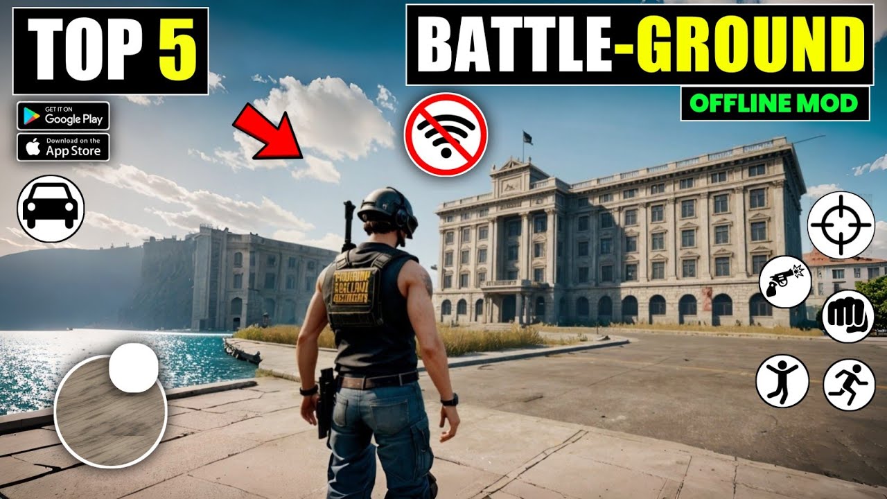 Top 5 Best Offline Battle Royale Games Like Pubg | Offline Games Like Pubg