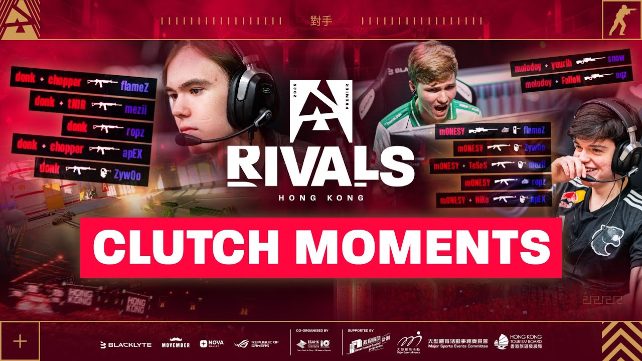 BEST CLUTCHES of BLAST Rivals Hong Kong 2025
