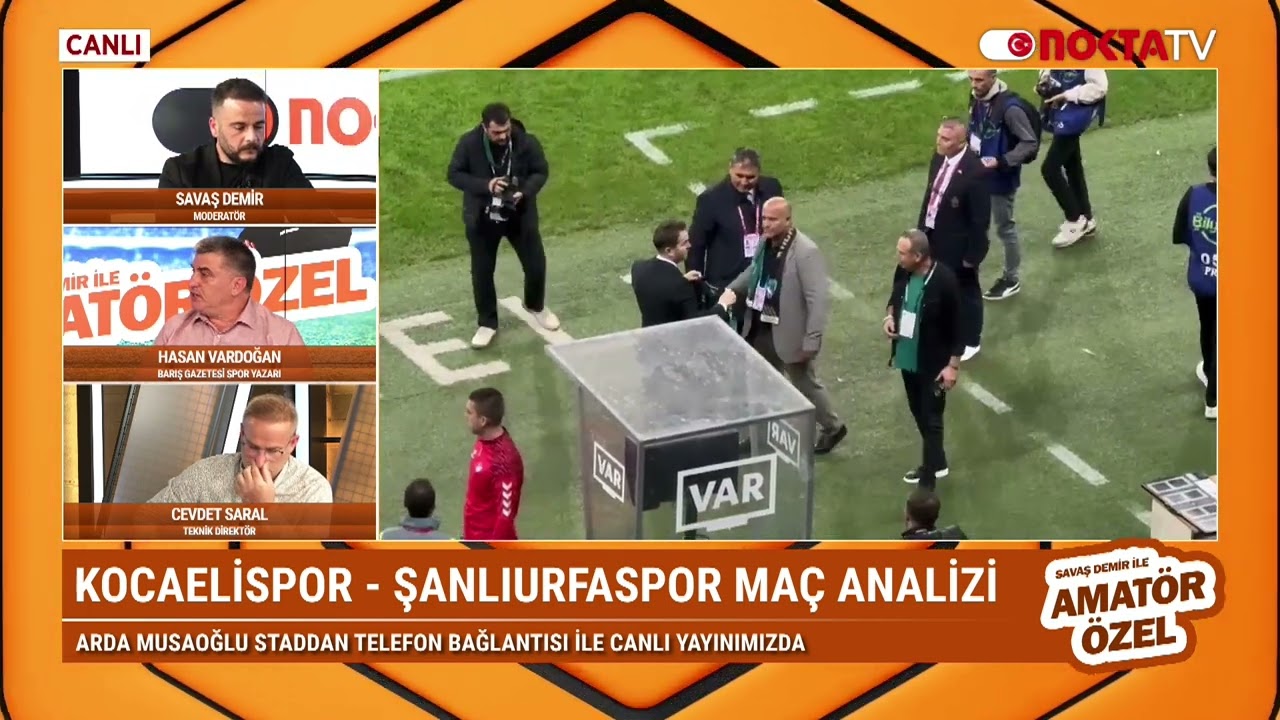 Kocaelispor 0 - 0 Şanlıurfaspor Maç Analizi | Savaş Demir İle Amatör Özel