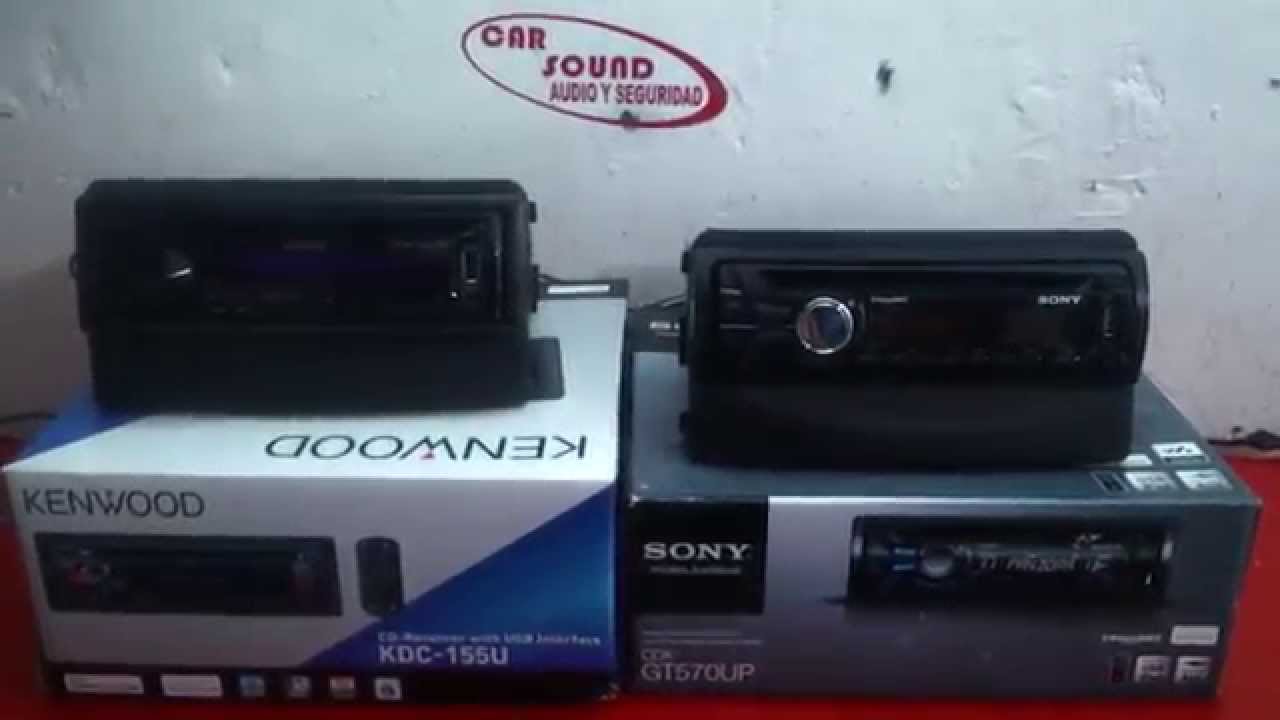 Kenwood kdc 155u Vs Sony gt 570up Cual Es Mejor / JMK