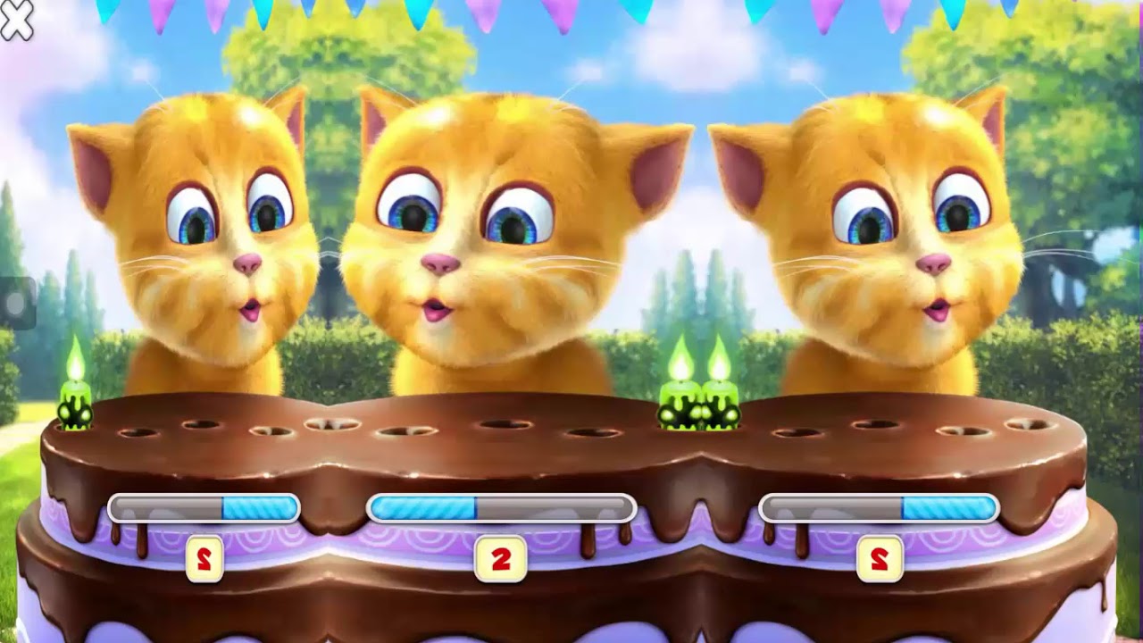 My Talking Ginger 2 - Eat With Me - Funny Talking Ginger Cat Gameplay Part 10 Funny Video For Kids