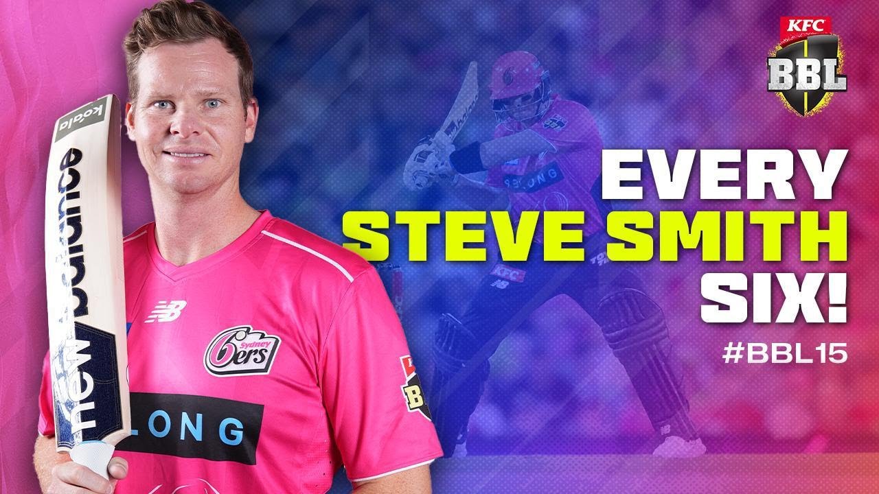 Steve Smith's Sixes Are Absolutely ABSURD 🫨 | #BBL15