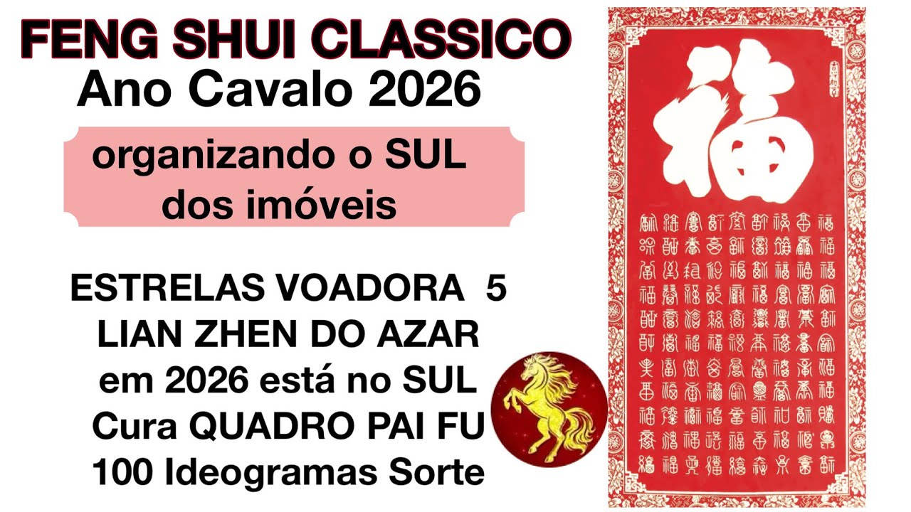 FENG SHUI - ANO SO CAVALO DE FOGO - ESTRELAS VOADORAS