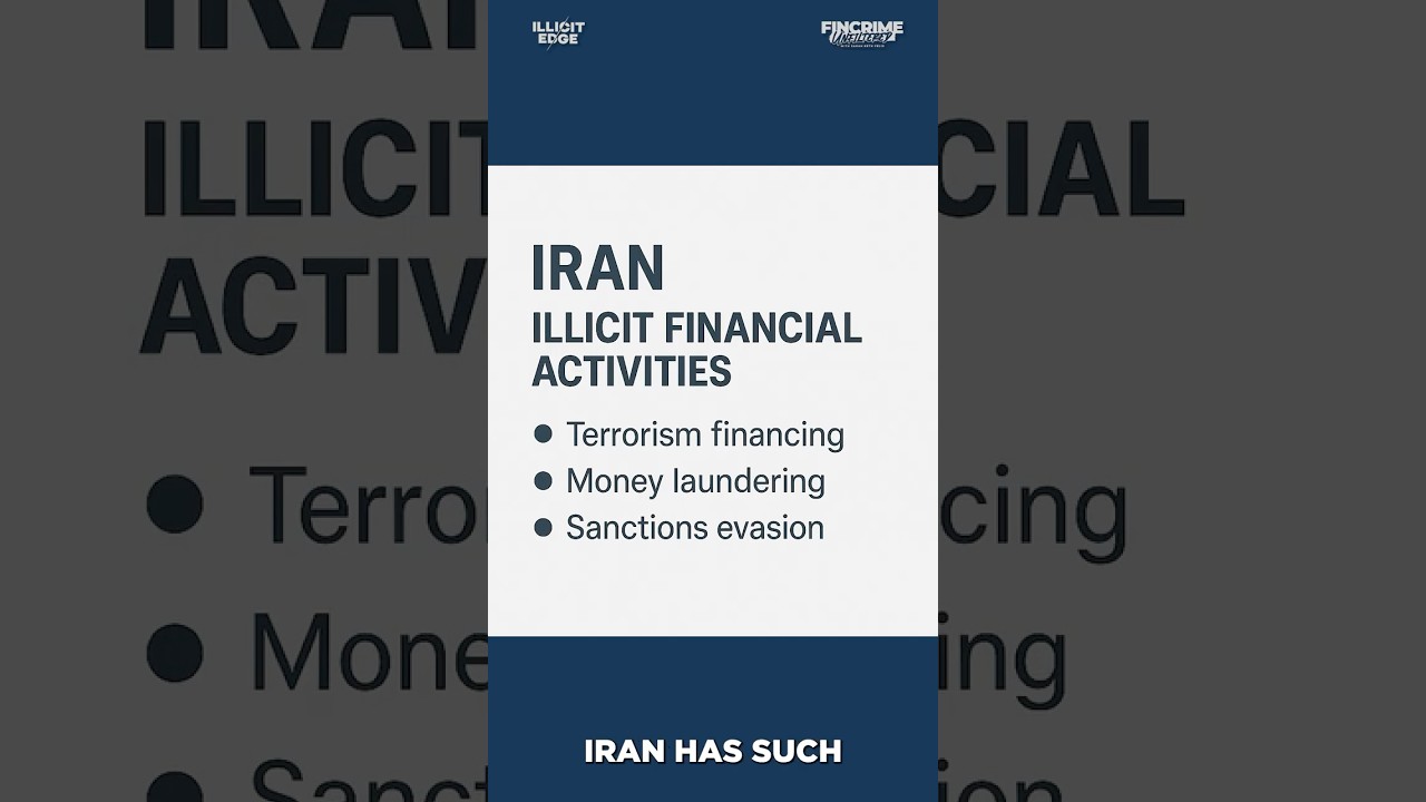 Iran's Shadow Banking Network of Global Illicit Smuggling Schemes | FinCrime Unfiltered