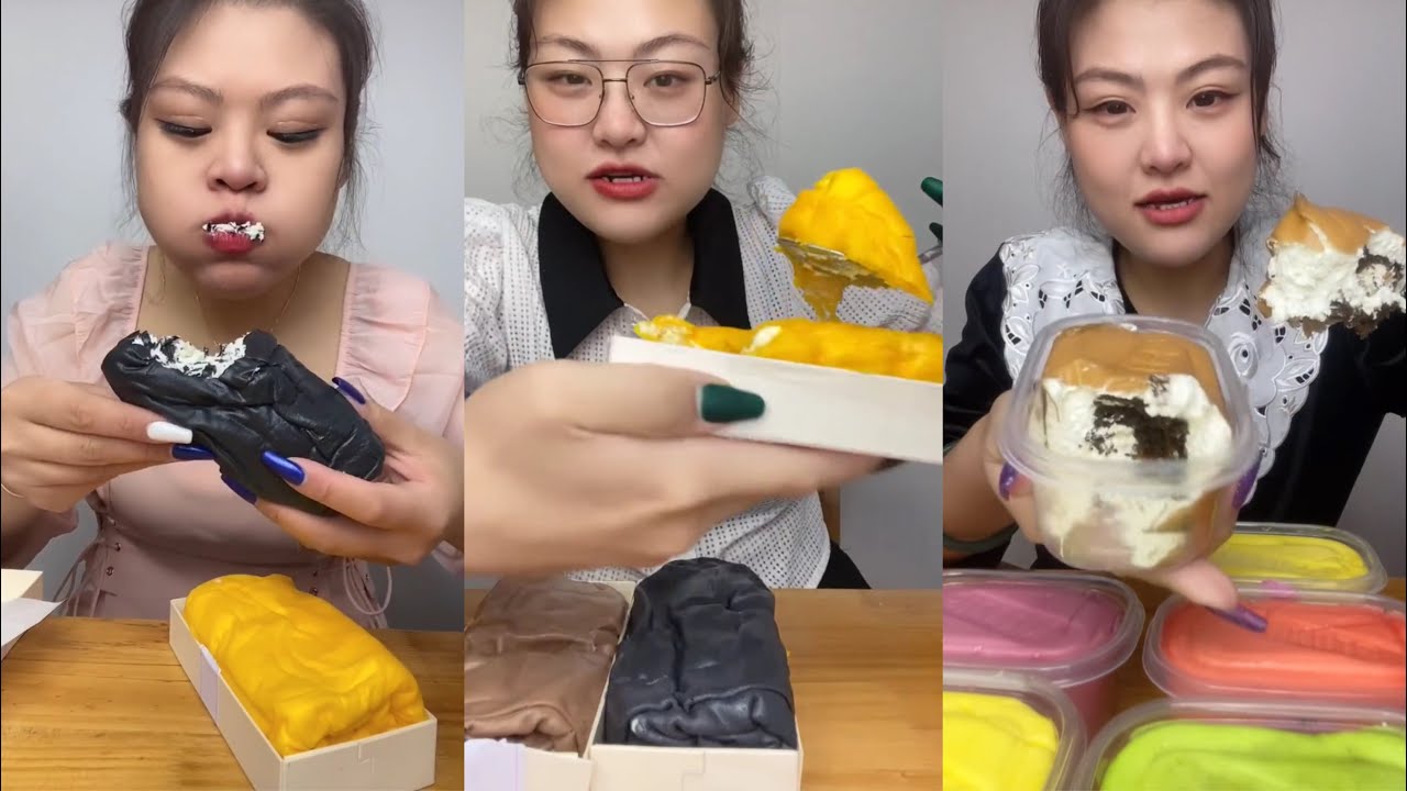 [CREPE ASMR] crepe towel | eating show