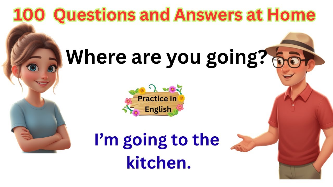 100 Daily Use English Questions and Answers at Home | English Podcast | Speak English