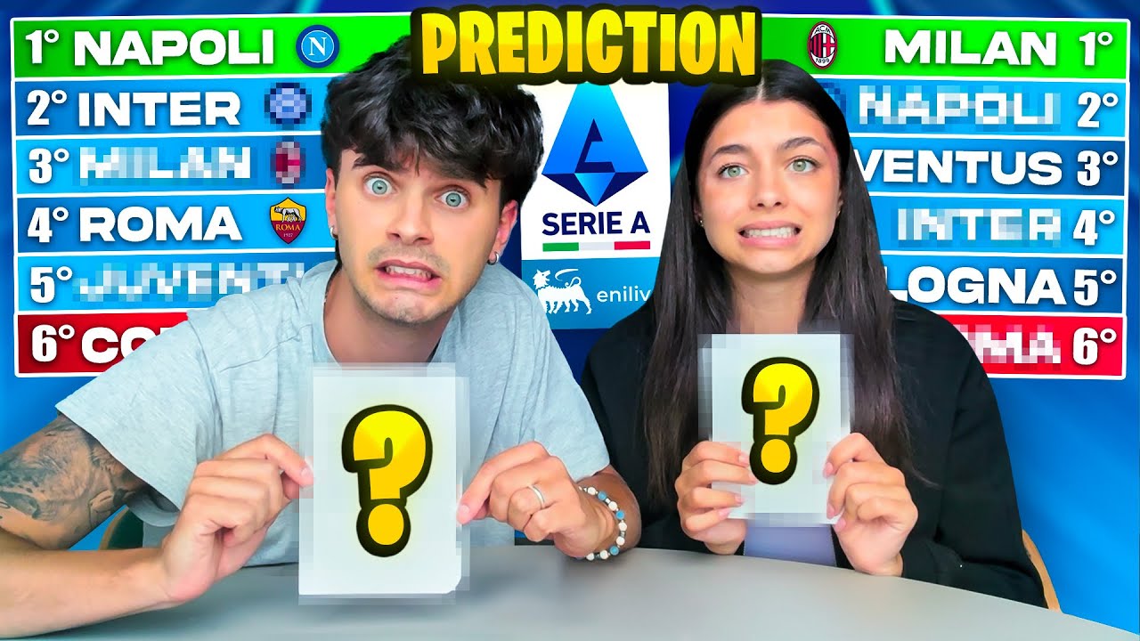 PREDICTION CLASSIFICA SERIE A 2025/2026 🇮🇹🏆