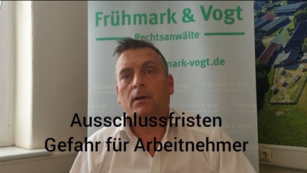 Ausschlussfristen und Klagefrist im Arbeitsrecht. Gefährlich für Arbeitnehmer.