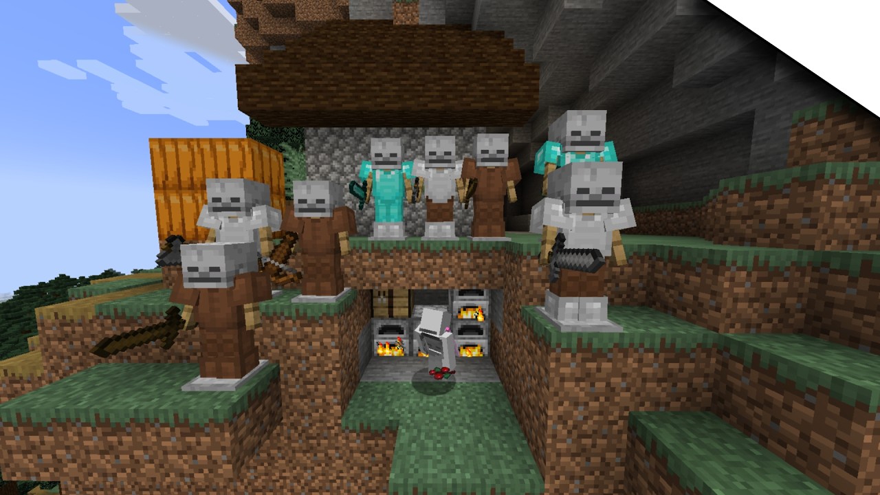 Minecraft Survivalist vs 8 AI Hitmen