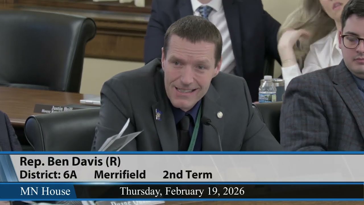 House State Government Finance and Policy Committee 2/19/26