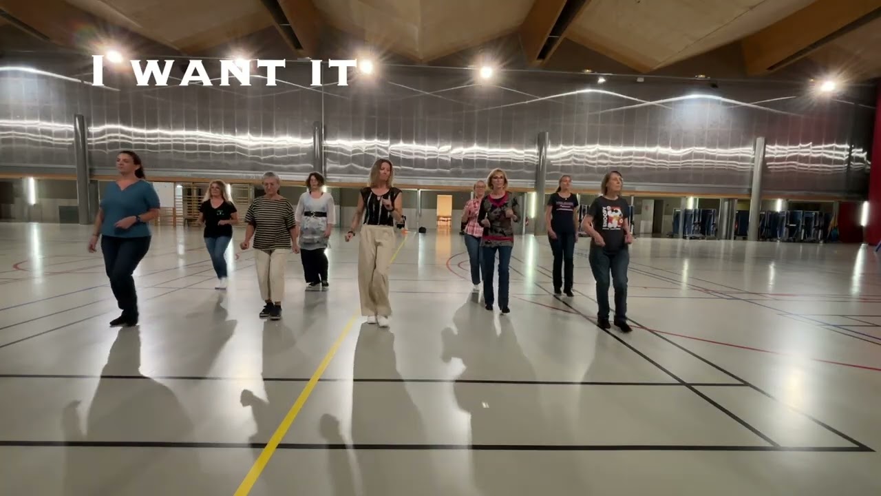 I want it. Line dance 