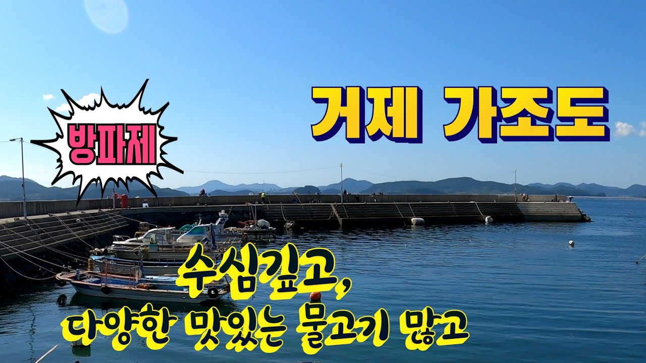 [통영로기] 337회  거제 가조도의 새로운 발견!?난 여기서 처음 낚시해봄. (수심깊고, 어자원 풍부하네요)