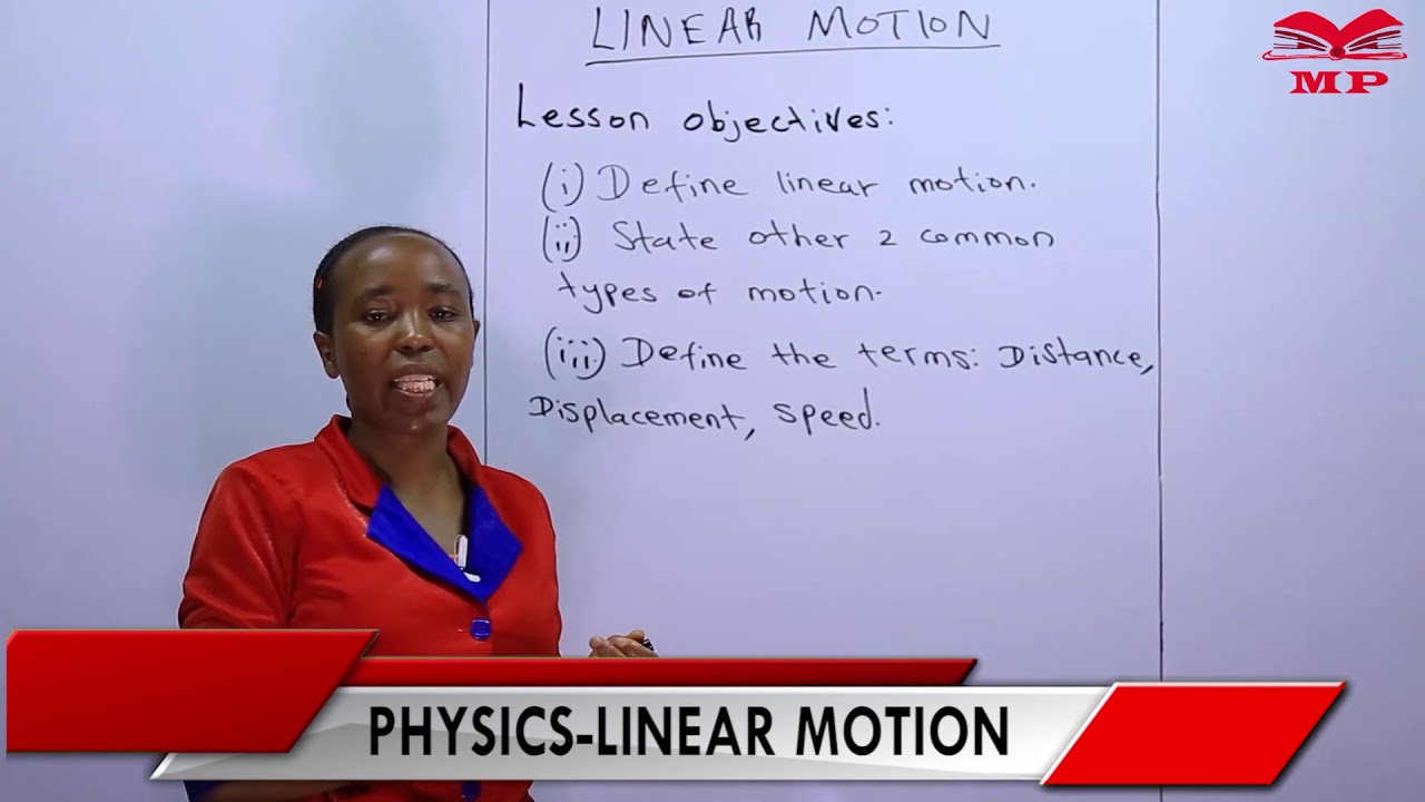 LINEAR MOTION - PHYSICS KCSE ONLINE TUITION