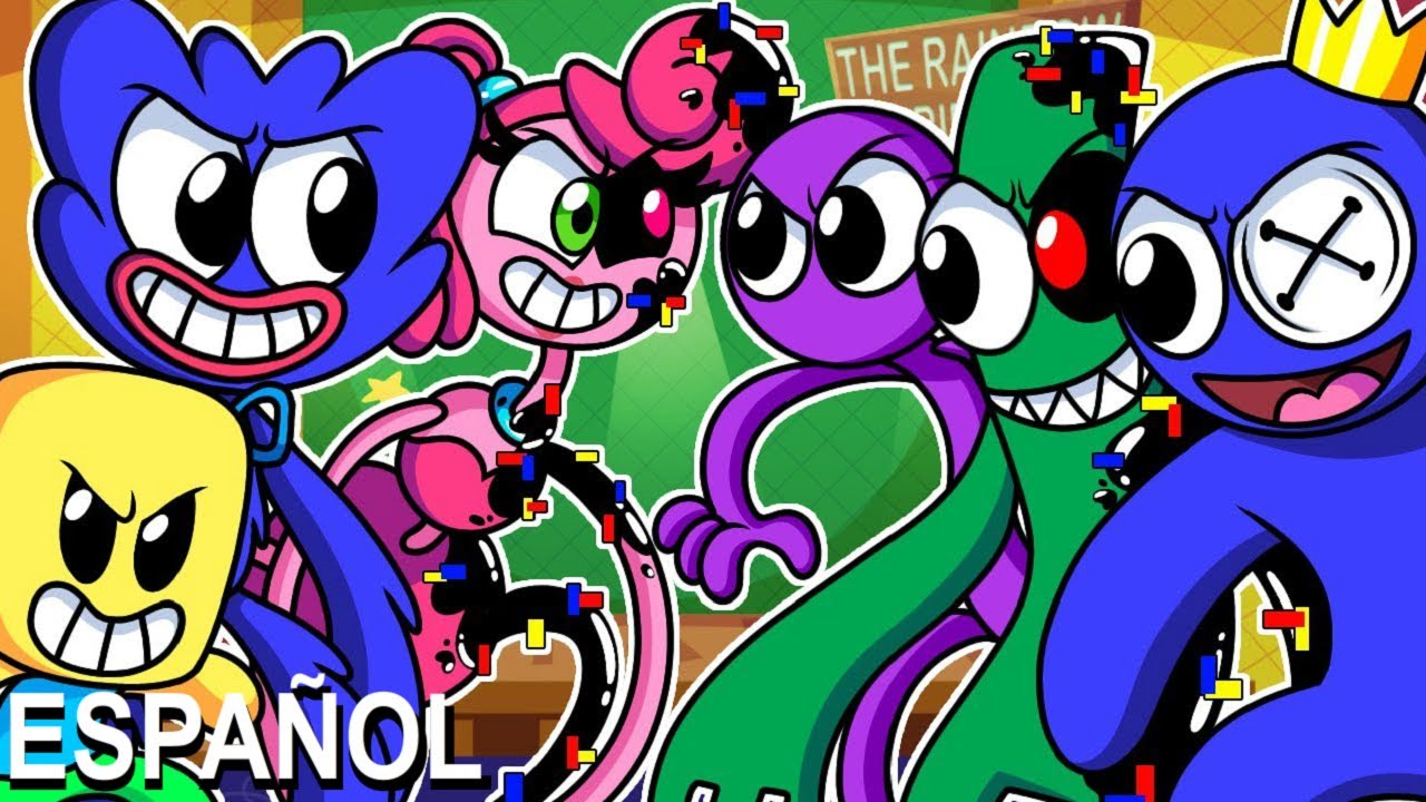 Rainbow Friends Vs Poppy Playtime Corruptos🎤 Mejores Animaciones de Friday Night Funkin