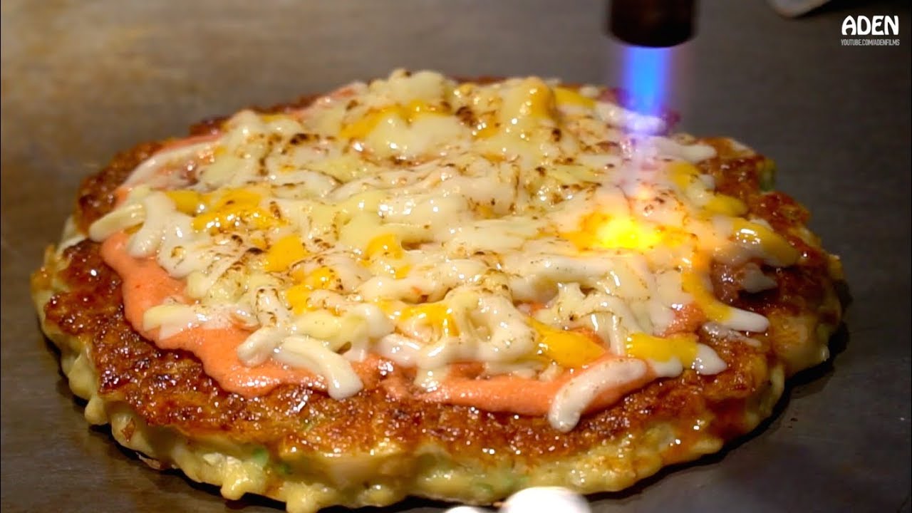 Okonomiyaki - Japanese Food in Nara (Japan)