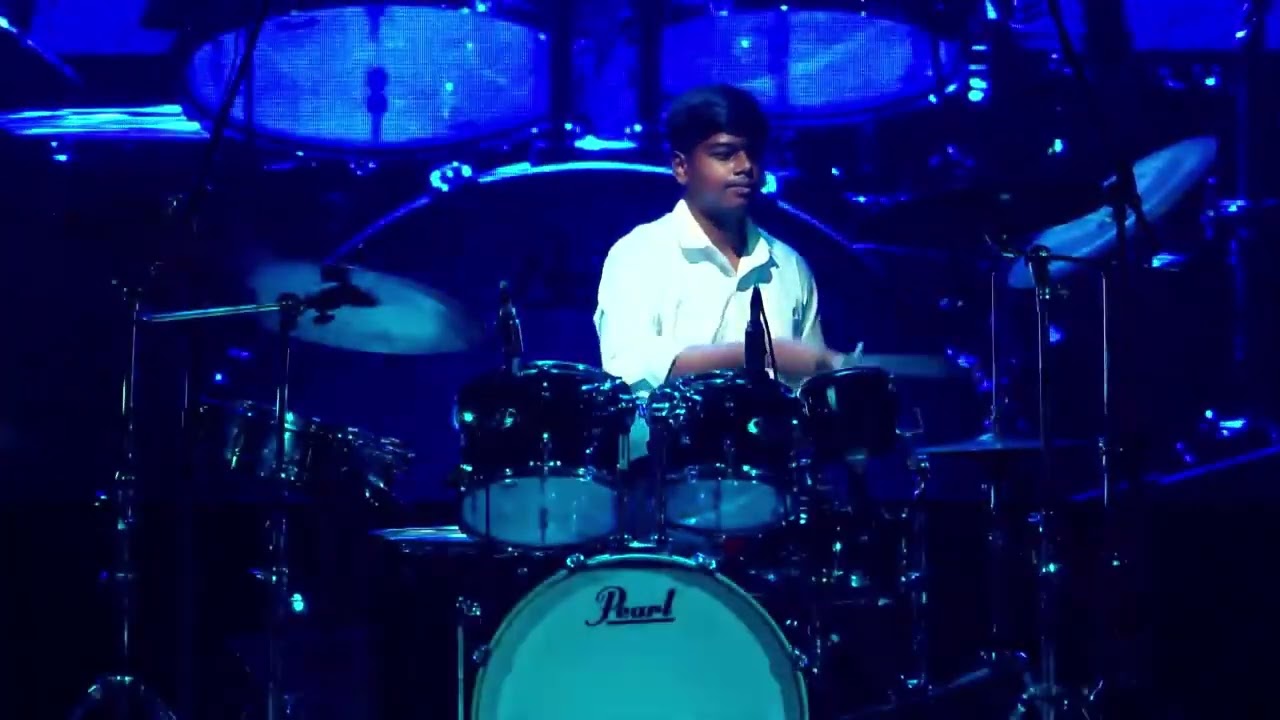 Drums song Performance by RUSHIL DANIEL