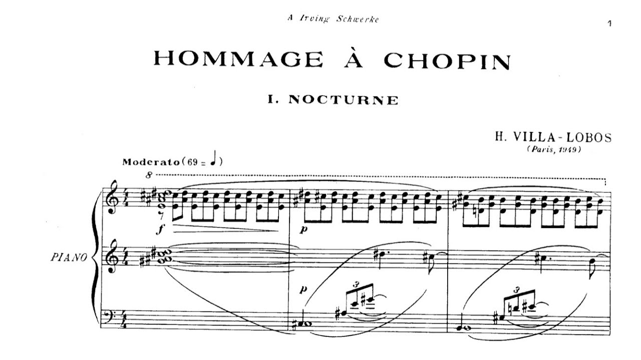 Heitor Villa-Lobos - Hommage à Chopin, W474