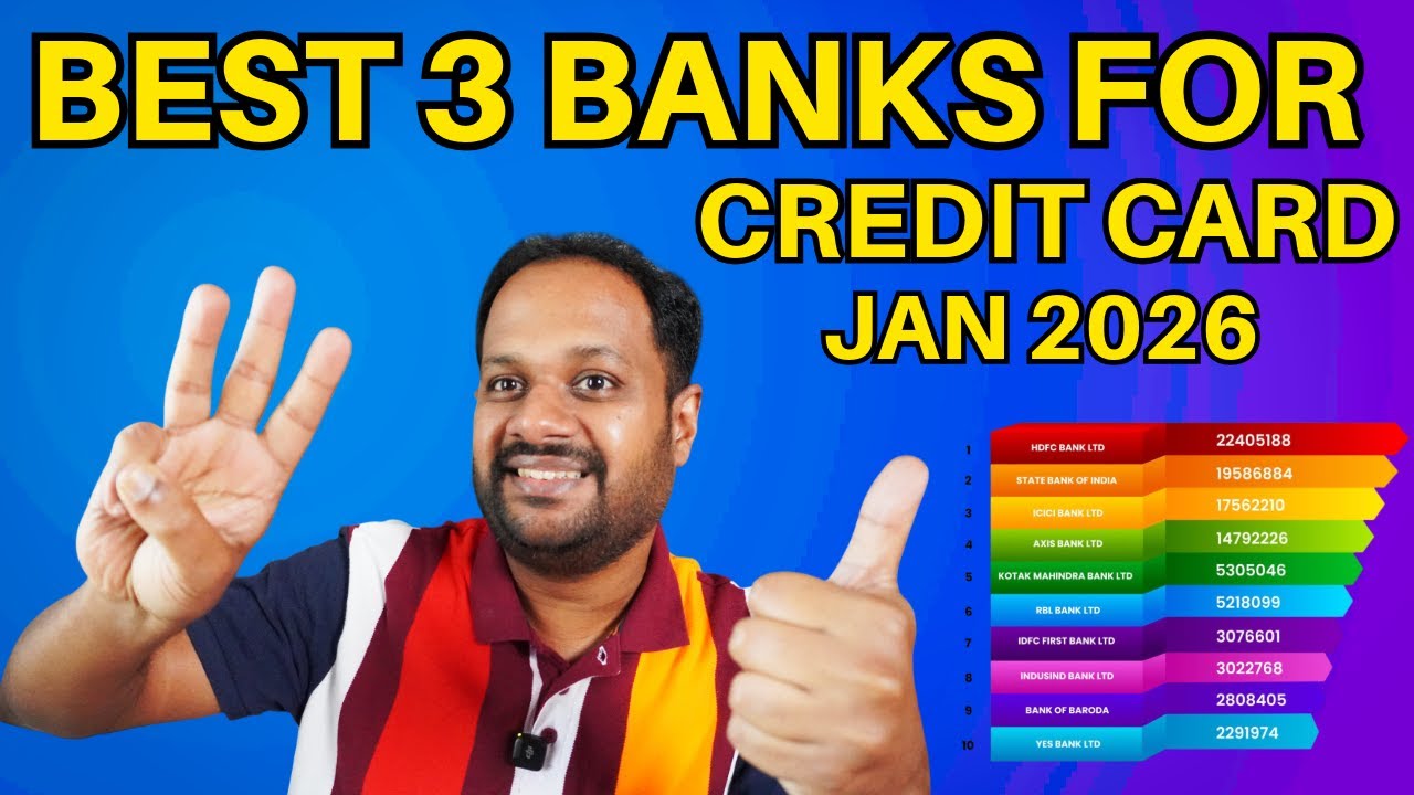 BEST 3 BANK ACCOUNT FOR CREDIT CARD - JAN 2026