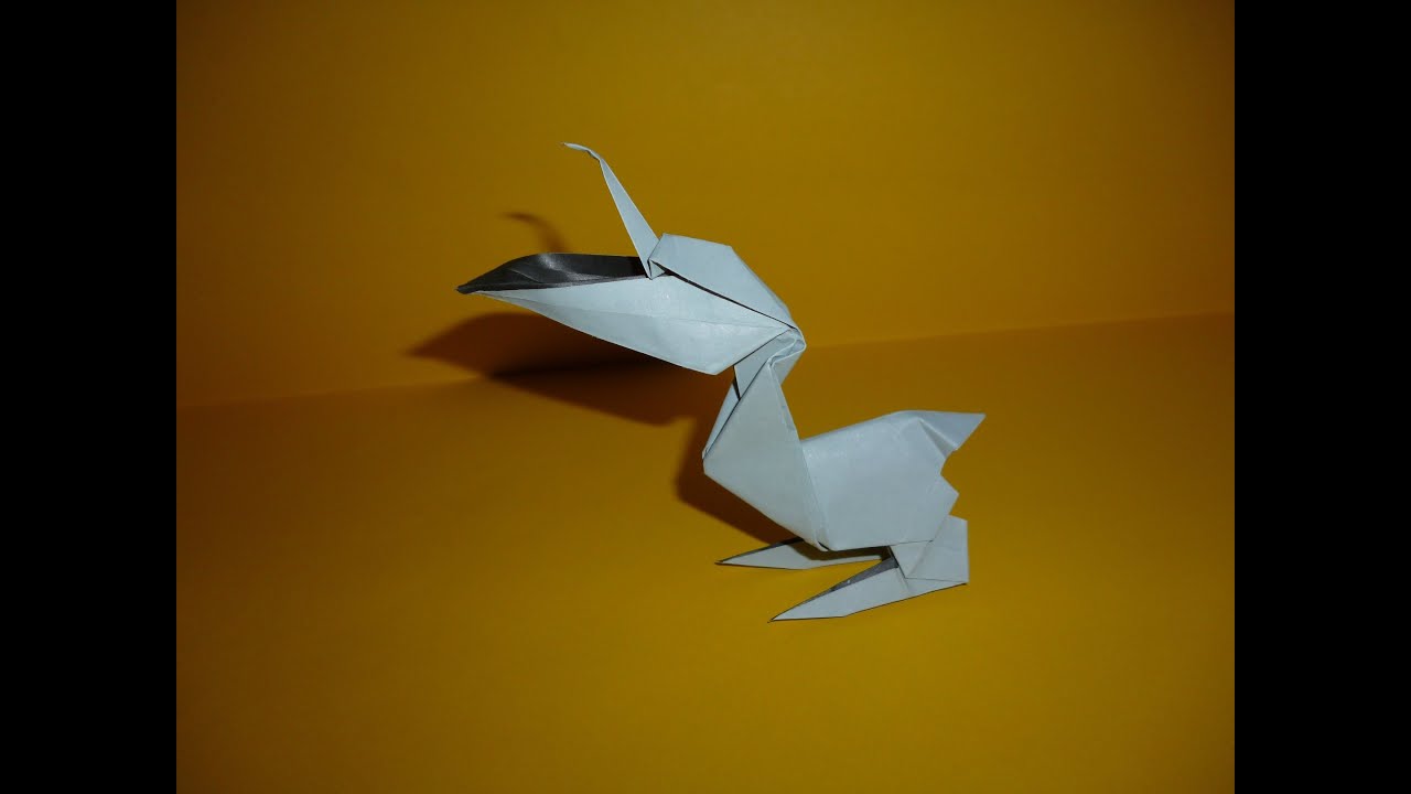 Origami Pelican Instructions (Kunihiko Kasahara)