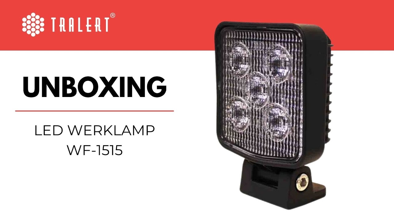 LED werklamp unboxing WF-1515