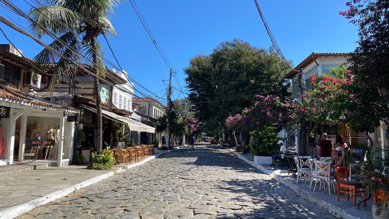 Búzios- RJ: Rua das Pedras, Praia do Canto, Porto da Barra, Praia Rasa