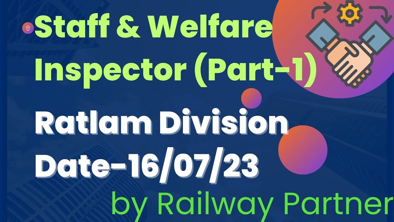 Staff &Welfare Inspector(35%)exam paper(Part-1)|Establishment Rule MCQ| कर्मचारी एवं कल्याण निरीक्षक