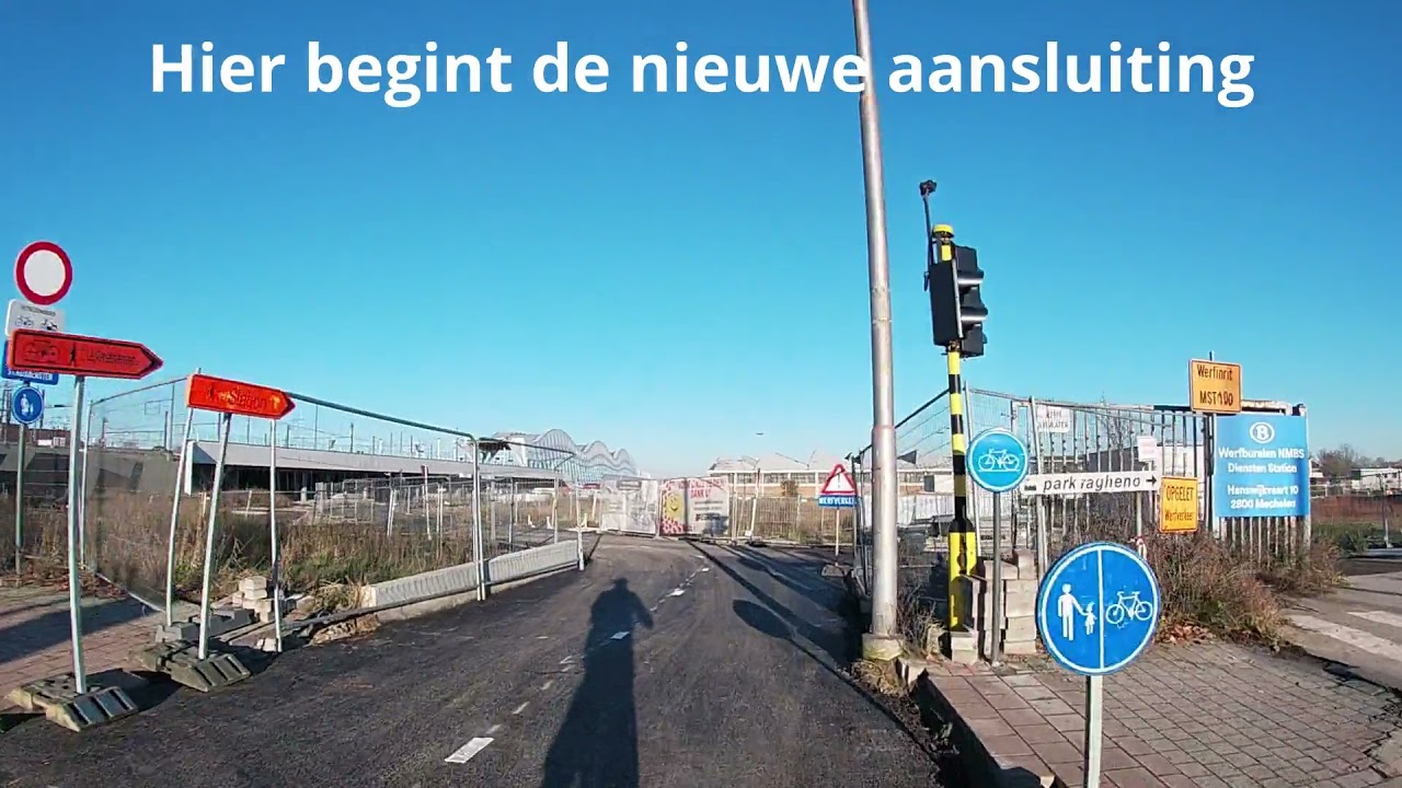 Fietssnelweg F1 - nieuw traject Mechelen