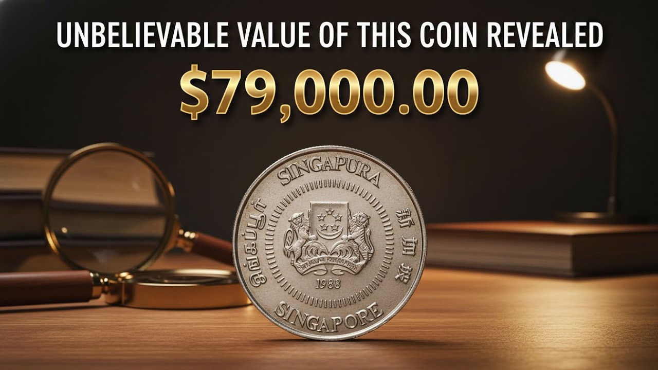 The history, errors, and auction stories of the 1988 Singapore 50 cents coin