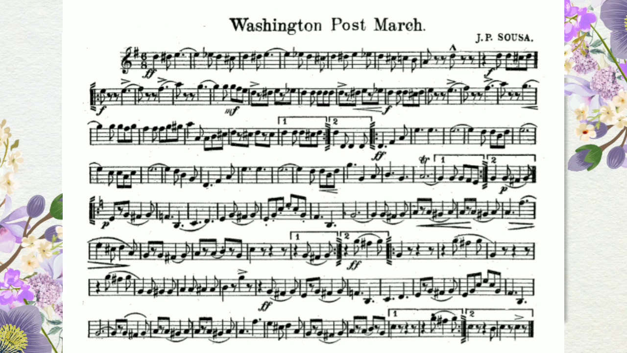 WASHINGTON POST MARCH