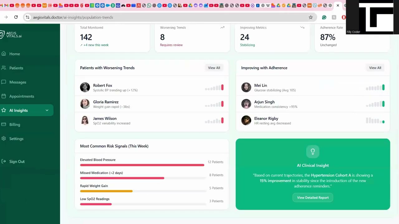 Aegis Vitals – Predictive Intelligence Layer for Modern Healthcare