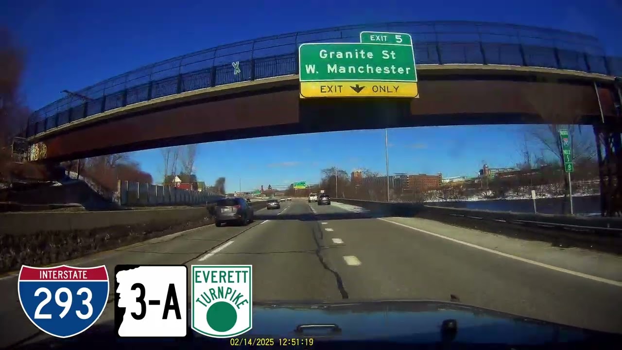 #D-4.0435 ~ Sundial Avenue Manchester, NH to Walmart, Hooksett, NH, NH-3A/NH-114A/US-3/I-293/Everett