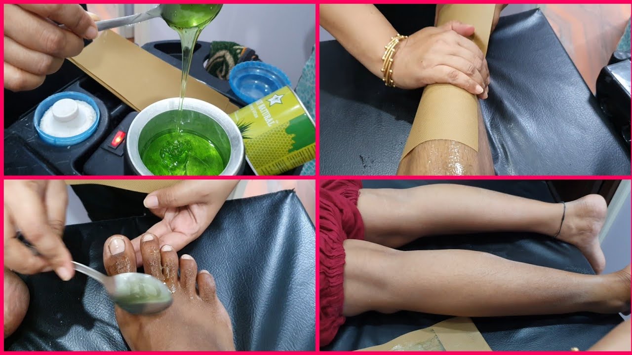 घर बैठे सीखें वैक्स करना legs & full body wax easy & simple method// वैक्स करने का सबसे सही तरीका