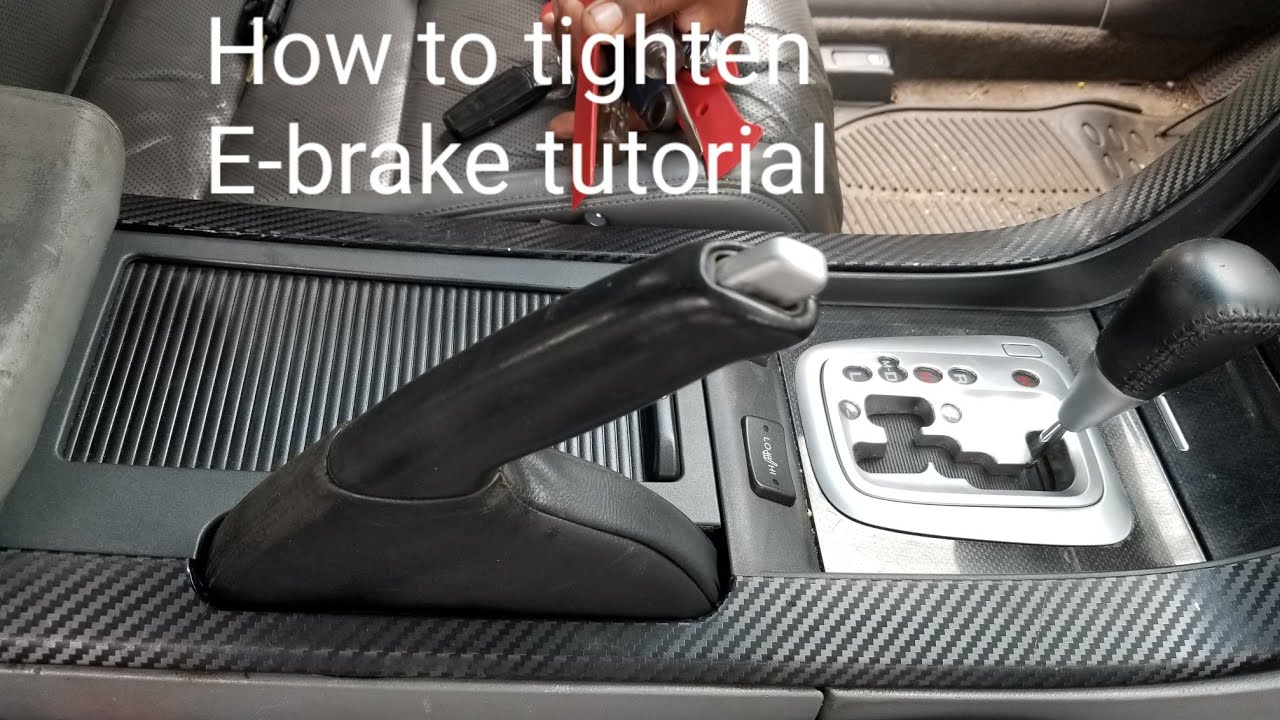 HOW TO TIGHTEN YOUR HANDBRAKE TUTORIAL