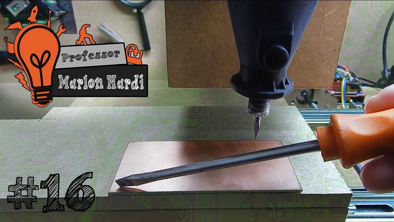 #16 - Como Usinar PCI na CNC! - Gerando G-code no Eagle!