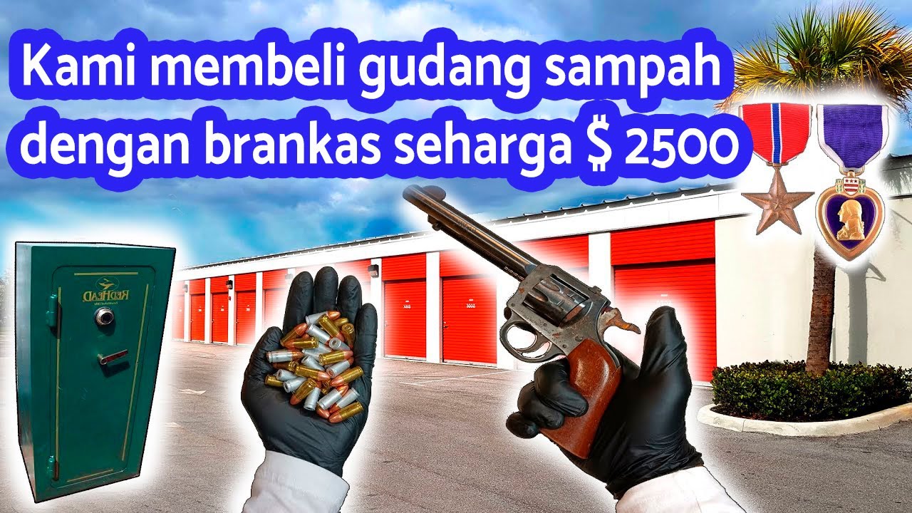Memenangkan gudang dengan sampah dan brankas seharga $2500. Ternyata bukan sampah.