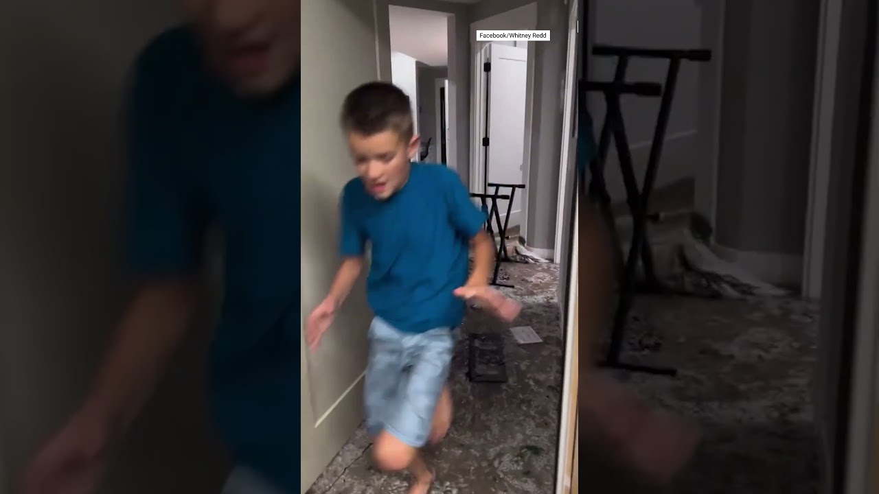 Watch The Moment Floodwaters Surged Through A Window And Destroyed A Utah Family's Basement
