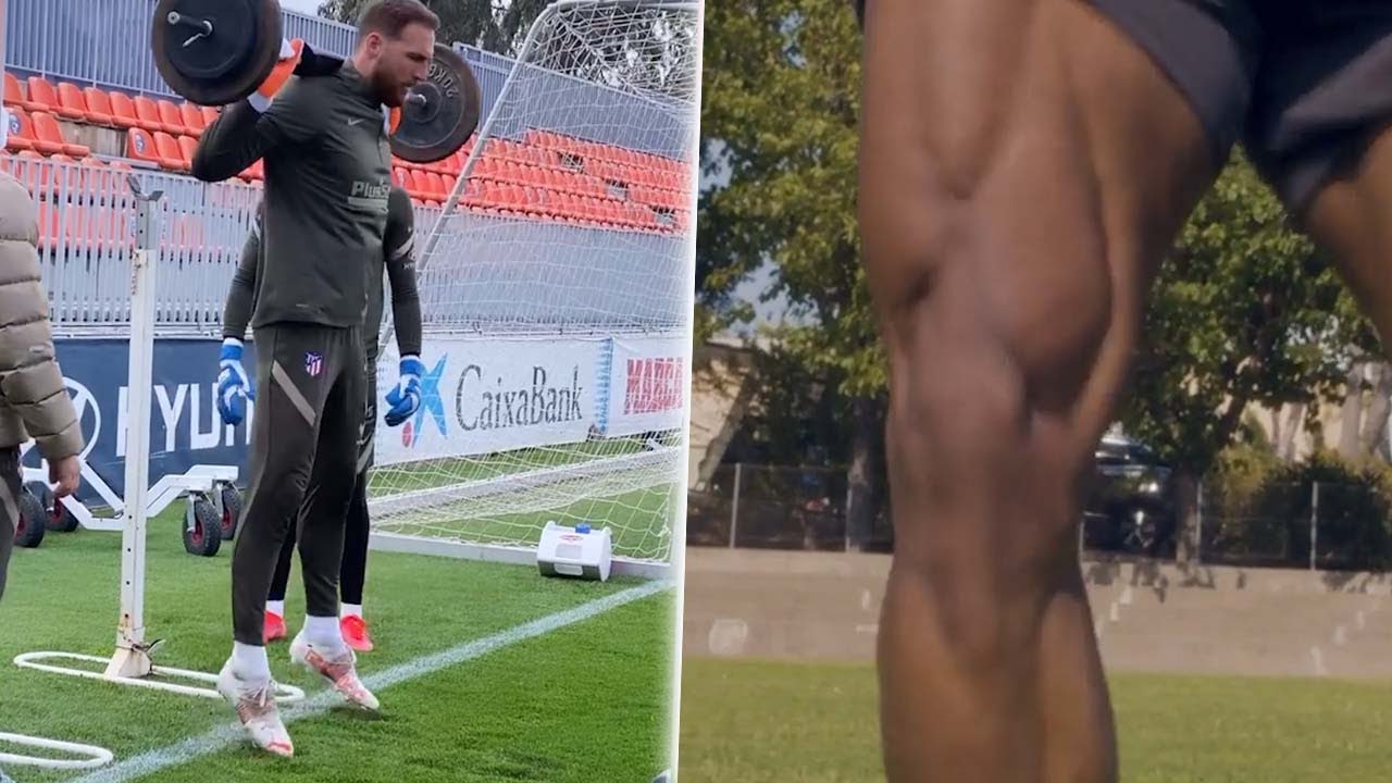 Footballers Amazing Muscle Workouts 🔥 ft. Ramos, Oblak, Benzema & More!