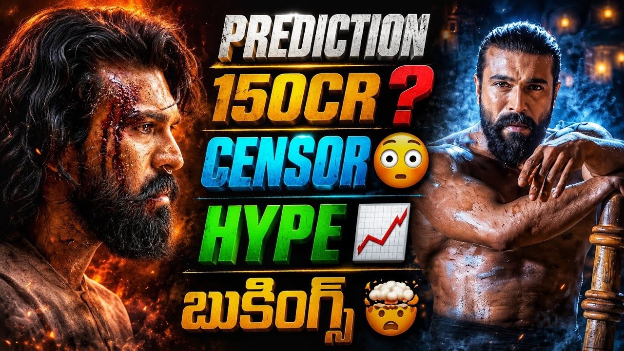 PEDDI Cencor Talk❓| PEDDI Hype, PEDDI Bookings | PEDDI Day 1 Prediction🥳| Power Of Movie Lover