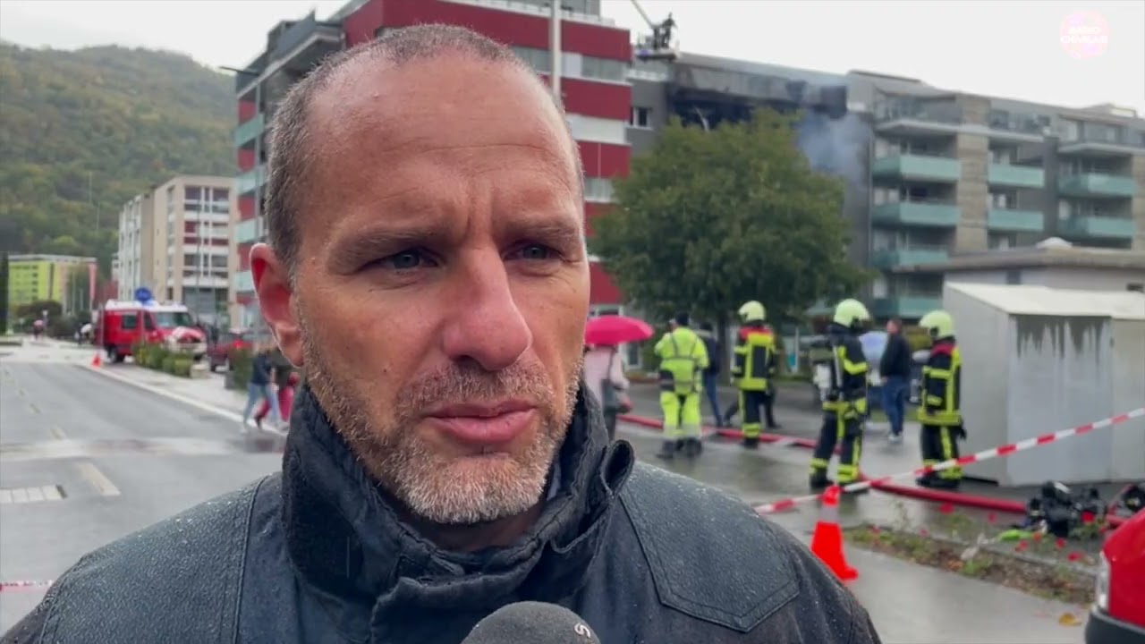 INCENDIE A MONTHEY