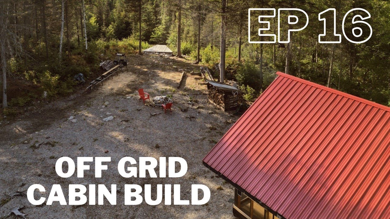 OFF GRID CABIN BUILD | EP 16 | Final Touches | New Stove | Spray Foam | Relaxing