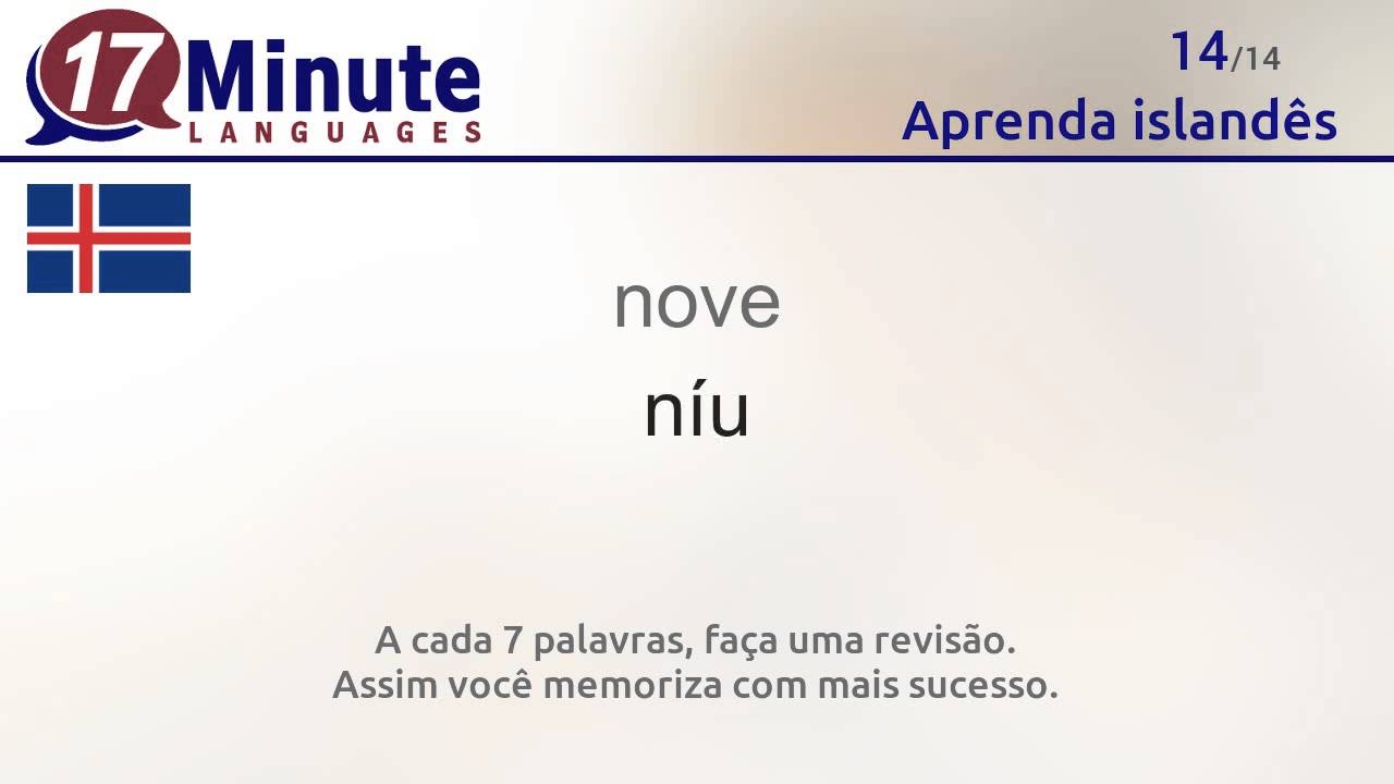 Aprender island&ecirc;s (v&iacute;deo-aula gr&aacute;tis!)