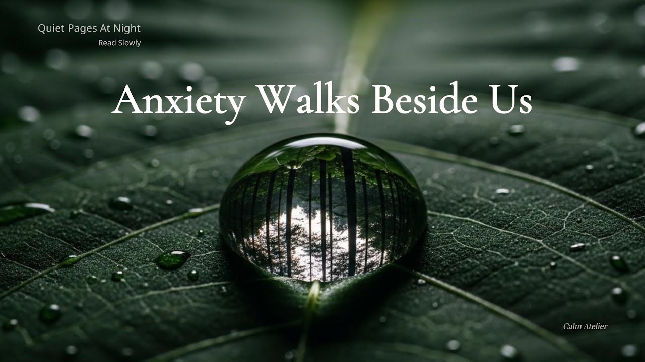 When Anxiety Walks Beside Us | Quiet Night Reflection