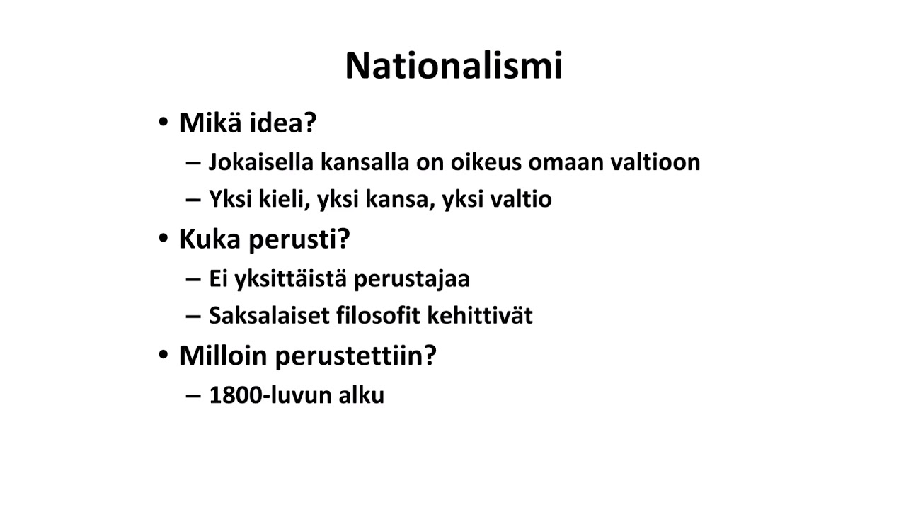 Nationalismi