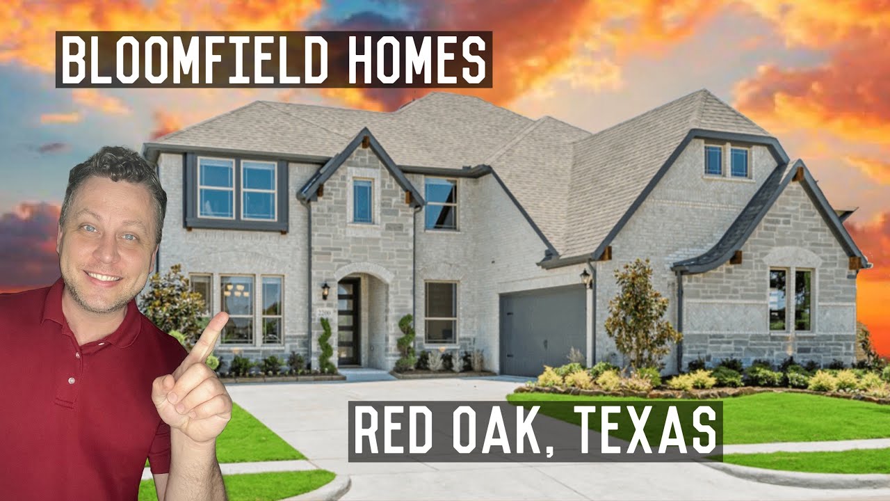 Tour The Beautiful Bloomfield Model Home In Red Oak, Texas At The Oaks