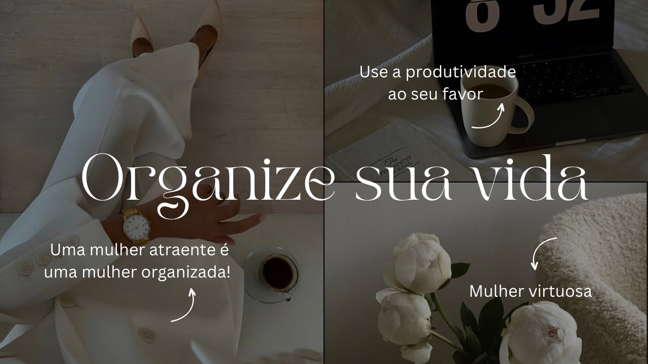 Use a produtividade ao seu favor | se torne uma mulher organizada e comprometida.