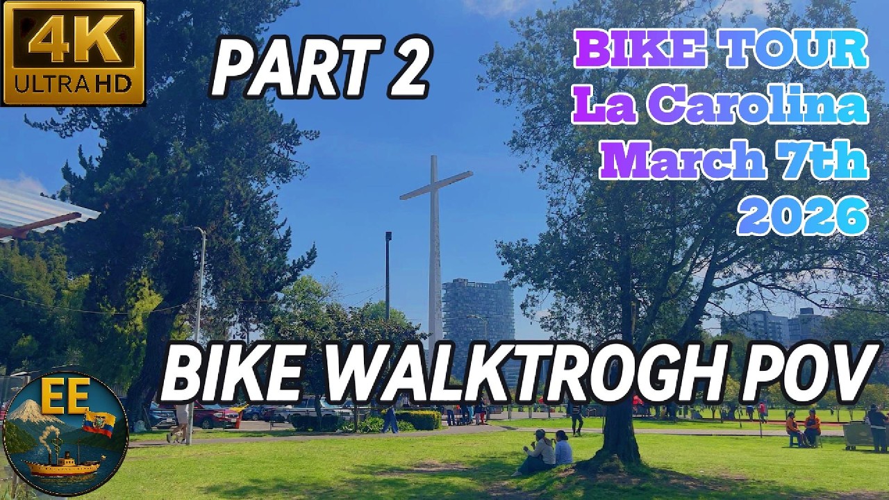 Amazing Ride La Carolina + República del Salvador by Bike (Part 2) | Quito Urban  POV 4K60