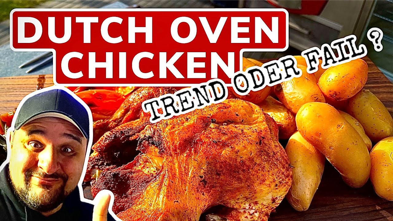 GOLDBROILER vom HEUBETT im DUTCH OVEN GRILLEN —- Klaus grillt