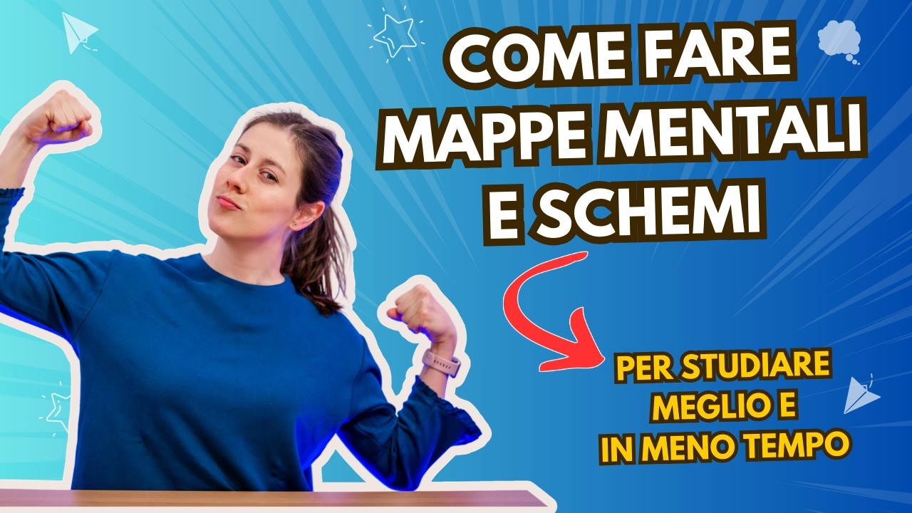 Come fare MAPPE MENTALI per studiare meglio e più velocemente (metodo semplice)