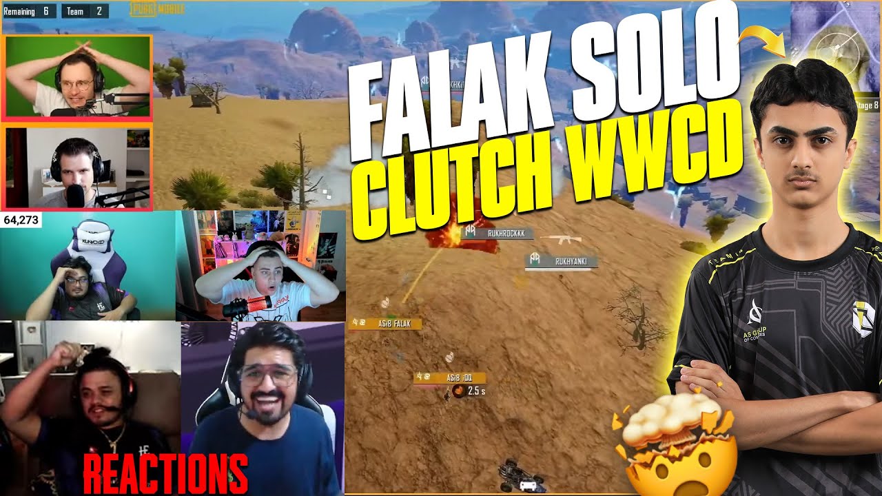 ASi8 FALAK SHOCKED EVERYONE BY SOLO CLUTCH WWCD 🥵 Streamer & CASTER REACTIONS 🔥 PMSL CSA FALL #CR7