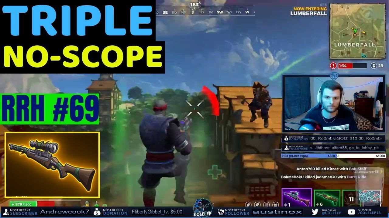 TRIPLE NO-SCOPE - Realm Royale Highlights #69 (Best Moments)